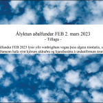 Ályktun aðalfundar FEB 2. mars 2023